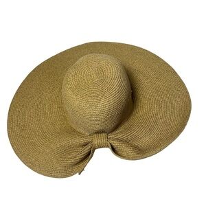 San Diego Hat Company Wide Brim Straw Hat OSFM small flaw-see pic Beach Vacation